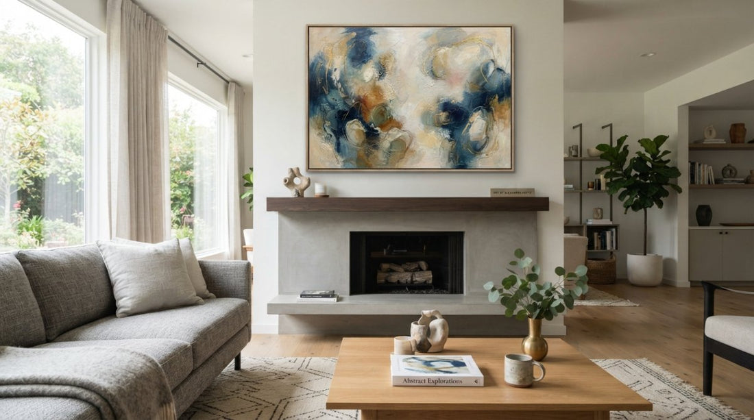 Abstract Art for Modern Living Rooms: A Design Guide