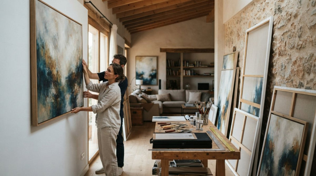 Display Large Abstract Canvas Art: A Complete Guide