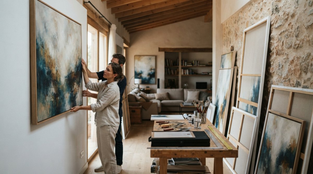 Display Large Abstract Canvas Art: A Complete Guide