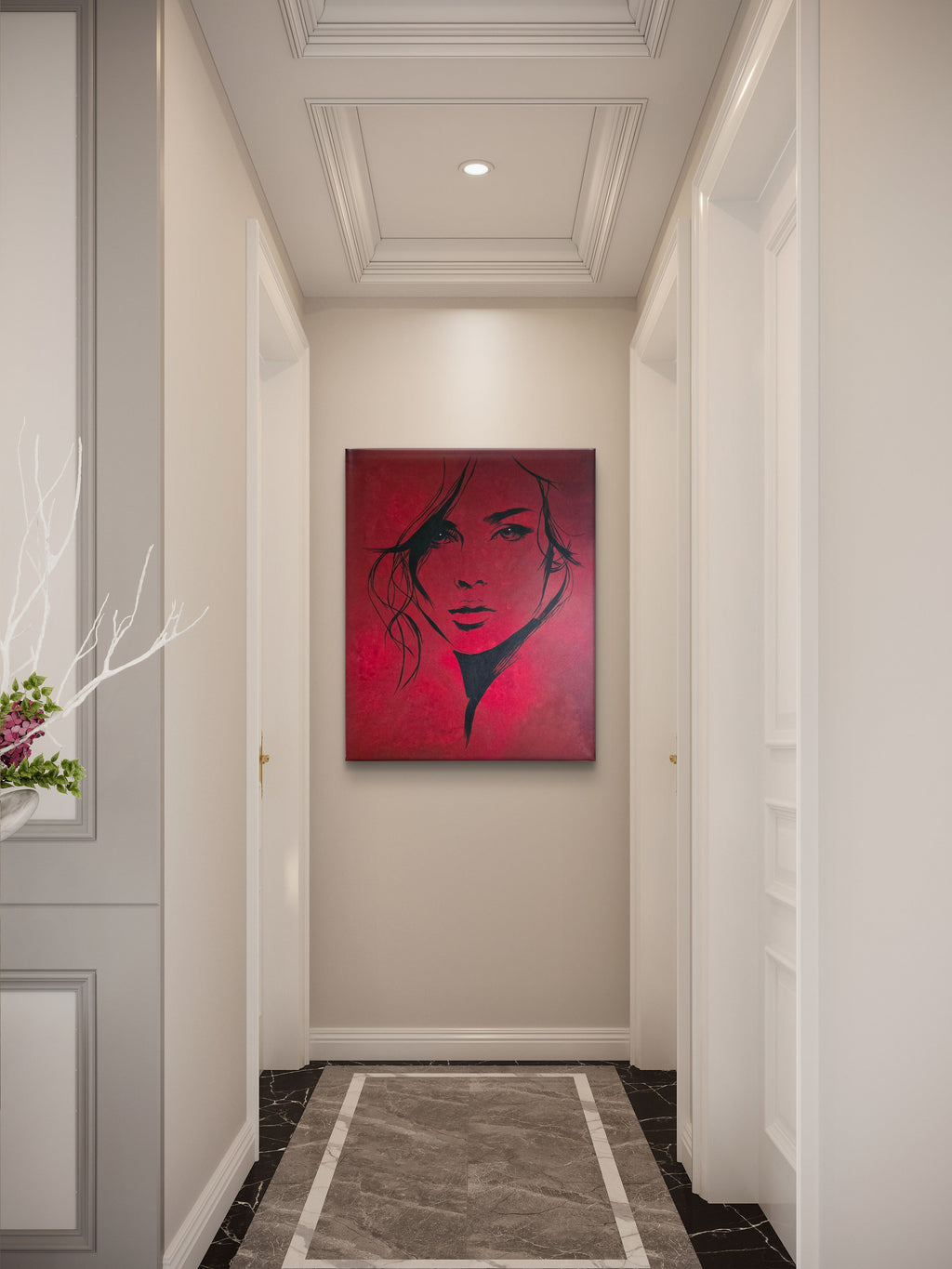 Inner fire | Storlek 80x100x3,7 cm