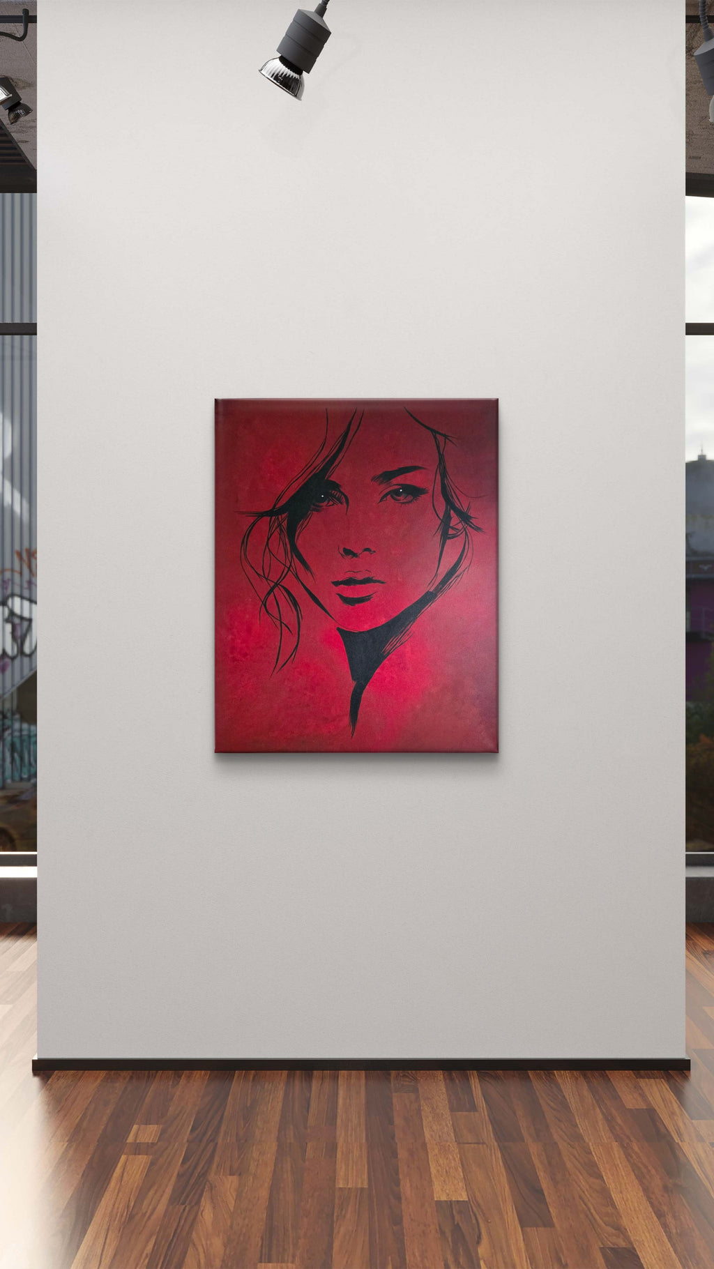 Inner fire | Storlek 80x100x3,7 cm
